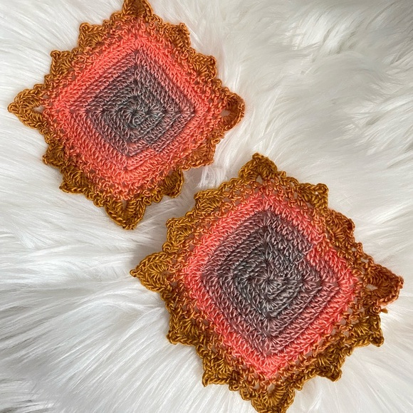 Handmade Coasters Beautiful Colors - Picture 1 of 2